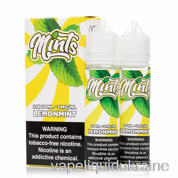 Vape Liquid Ukraine Lemonmint - Mints Vape Co - 120mL 0mg